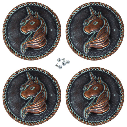 CHALLENGER Σετ 4 Σκουρόπιστα Conchos Western Saddle Co623