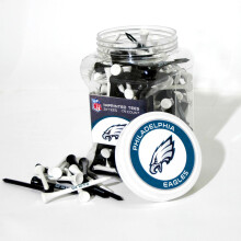 Echipa Golf NFL Philadelphia Eagles Jar de 175 Golf Tees 2-3/4 """" Golf Tees 175 Pack Regulament Dimensiunea multipla Culorile echipei