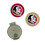 STUGENT STAMP Florida State Seminoles Clip Hat e 2 marcatori da palla 1