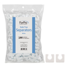 ForPro Sole Zehentrenner Weiß Individuelle Zehentrenner für die Pediküre 144-fach