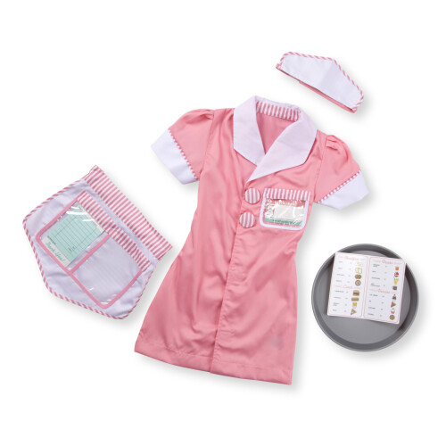 Melissa & Doug Melissa & Doug servitris rollspel (FFP) rosa