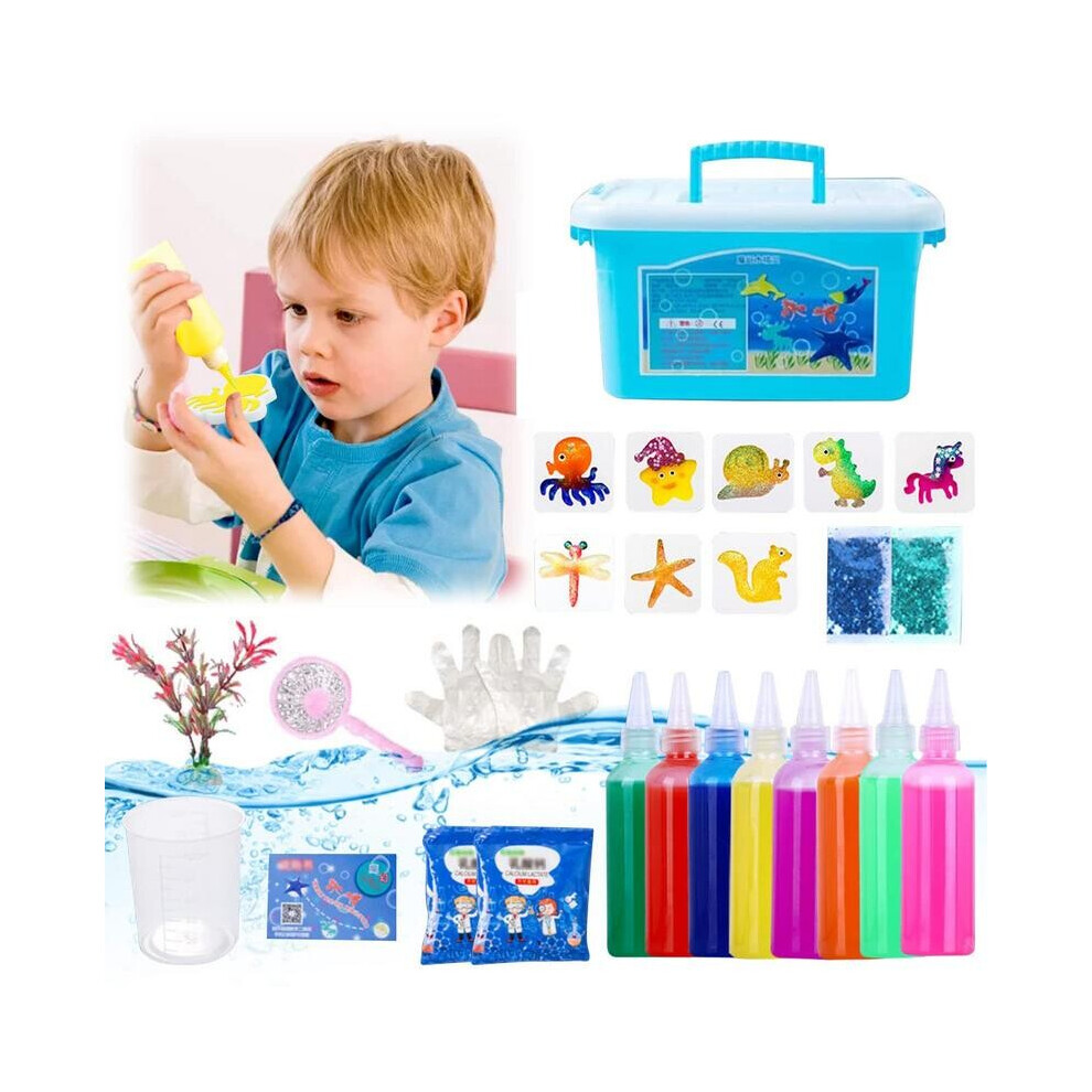 Creative 3D Magic Water Elf Magic Gels Molds Kit Fantastic Colorful Water Gels Toy DIY Handmades Aqua Fairy Toy For Kids