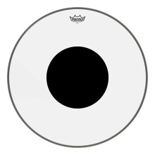 Remo controlled Sound clear Bass Drum Head with Black Dot - 22 Inch