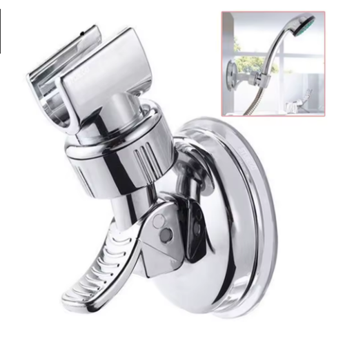 Adjustable Shower Rack Suction Cup Type Lotus Canopy Bracket Handheld Shower Head Bathroom Nozzle Fixed Base