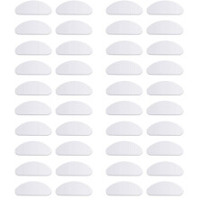 20 Pairs 1mm Non-slip Silicone Nose Pads Adhesive Nose Pads for Glasses Sunglasses Shows (clear)