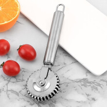 Stainless Steel Fancy Roller Embossing Knife Texture Lace Cutter Lace Cutter Kitchen Baking Tool