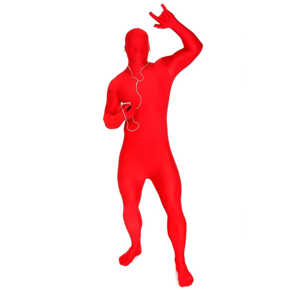 Morphsuits Spandex-Bodysuit Zentai Rot FüR Erwachsene, Halloween-KostüM - Xx-Large-image