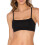 Fruit Of The Loom Fruit of the Loom dames Spaghetti strap Pullover Sportbeha Wit/Heather Grijs/Zwart - 6-pack 3