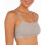 Fruit Of The Loom Fruit of the Loom dames Spaghetti strap Pullover Sportbeha Wit/Heather Grijs/Zwart - 6-pack 1