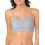Fruit Of The Loom Fruit of the Loom dames Spaghetti strap Pullover Sportbeha Wit/Heather Grijs/Zwart - 6-pack 2