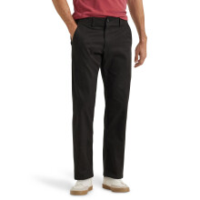 Pantaloni dritti regolari con parte anteriore piatta Extreme Motion da uomo Lee, neri, 38W x 34L