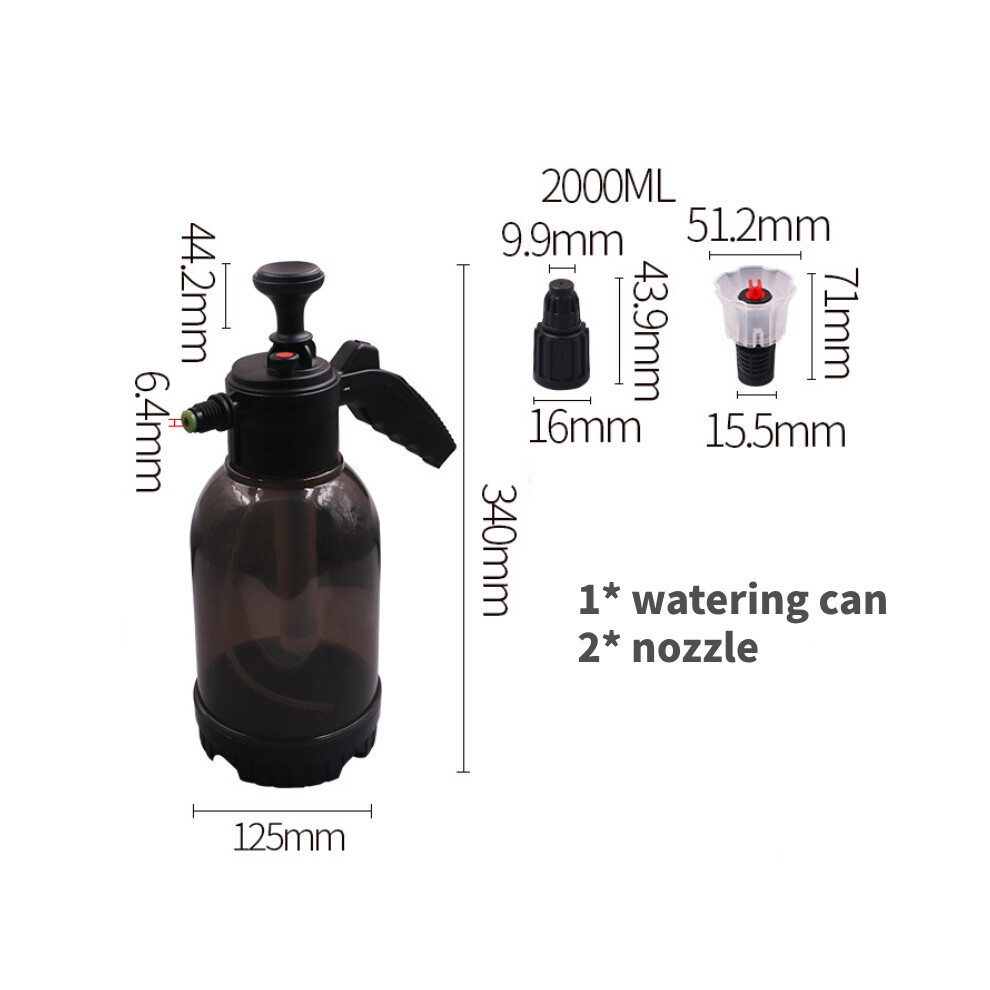 (Black) Up Snow Pump Foam Pressurised Cannon Super Thick Pump Sprayer For Vans Cars-image-OPC-PG6DXWT-NEW