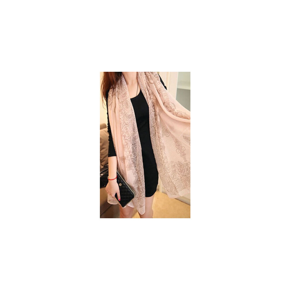(Light Pink) Pretty Fashion Women Long Soft Chiffon Scarf Wrap Shawl Hot Scarves Stole-image-OPC-PG6DY2S-NEW