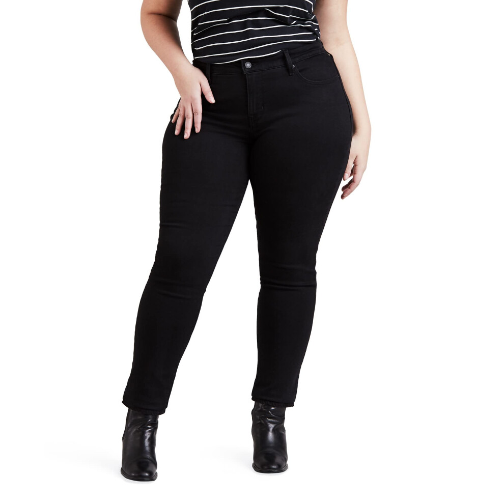 Levi's Women's Plus-size 311 Shaping Skinny Jeans  Soft Black Waterless  40 US 26 S