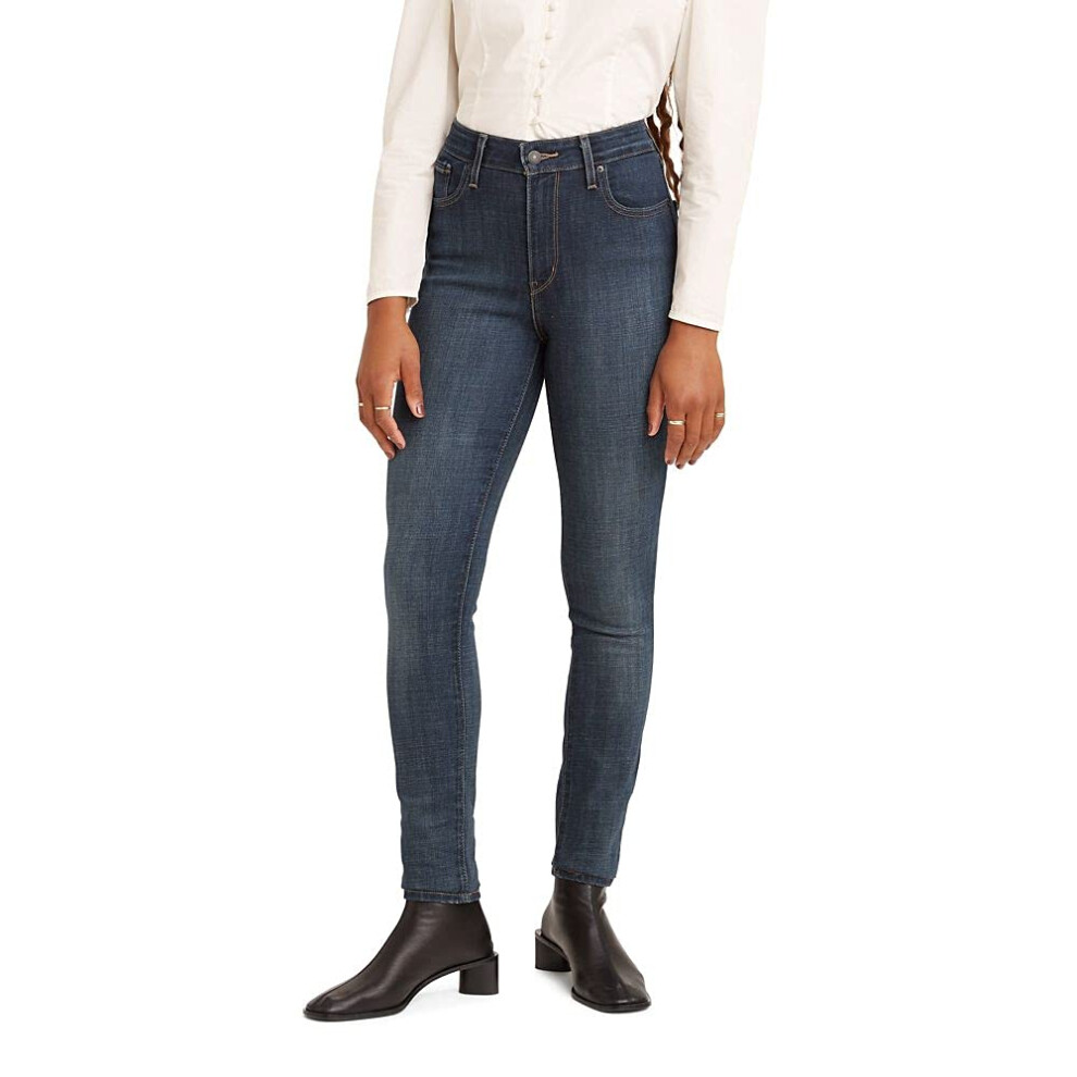 Levi's Women's 721 High Rise Skinny Jeans  Blue Story  32 US 14 S