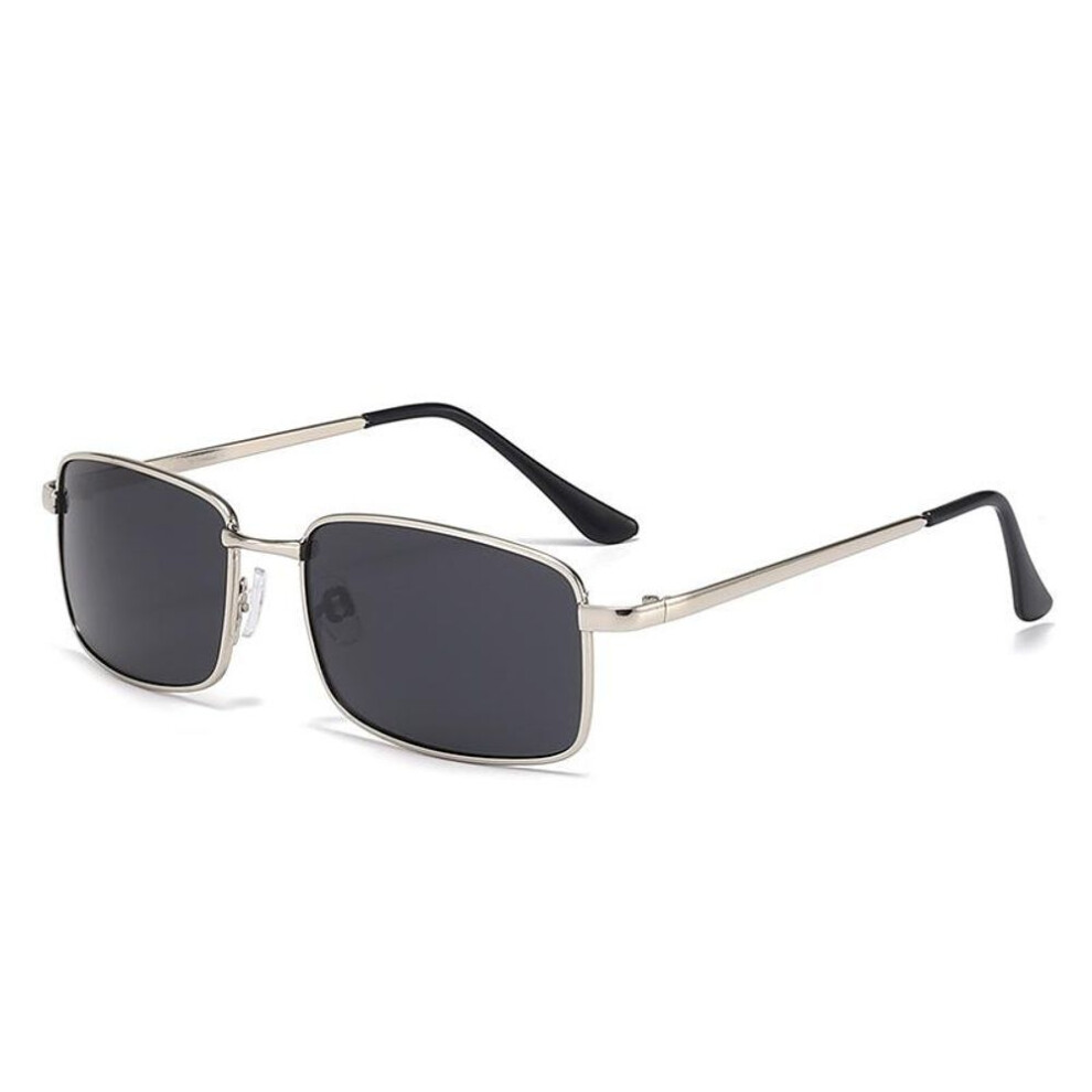 (silver) Fashion Design Men Polarized Sunglasses Classic Vintage Uv400 Anti Glare Driving Glasses For Man Male Outdoor Driver Black Glasses