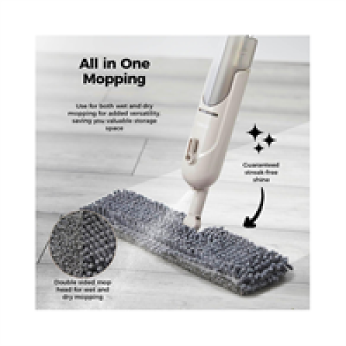 Tower Tower Dual Container Spray Mop & Double-Sided Mop Head - Latte 2