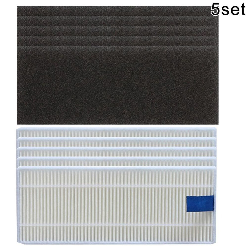 5Sets Filter For Rowenta Smart Force Essential Aqua Robotic Vacuum Cleaner Parts