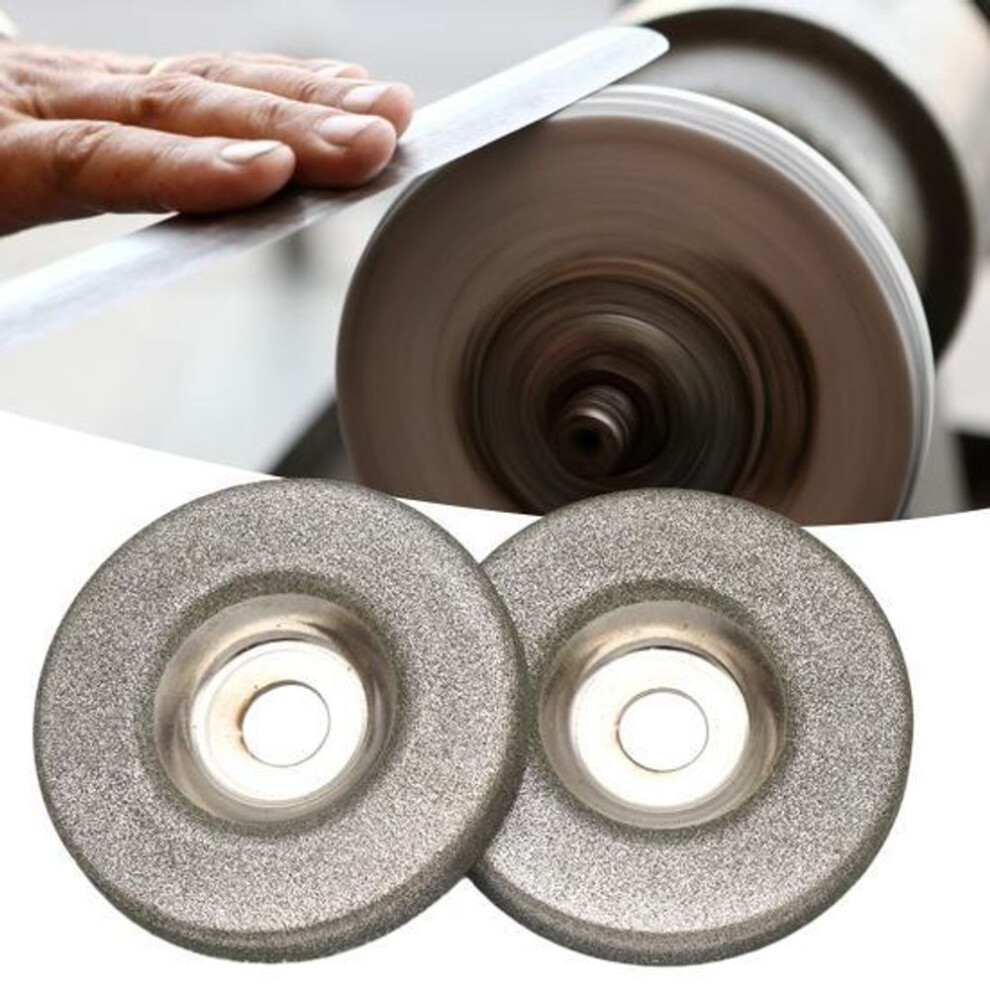 (56mm 180Grits) Circle Disc Diamond Grinding Wheel For Electric Multifunctional Sharpener Grinder Accessories Cutting Rotary Tool Professional Sturdy Deformed