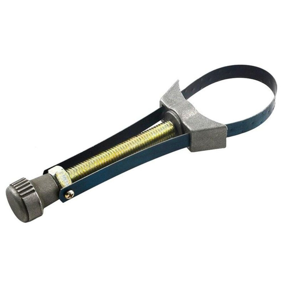 (1pc) Car Auto Oil Filter Removal Tool Cap Spanner Strap Wrench 60mm To 120mm Diameter Adjustable