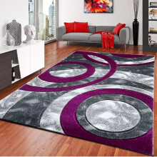 (Purple, 80x150cm) New Extra Large Area Rugs Bedroom Carpet Living Room Hallway Runner Rug Floor Mats