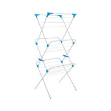 Minky Trio Concertina Airer 3 Tier Indoor With 15m Drying - White