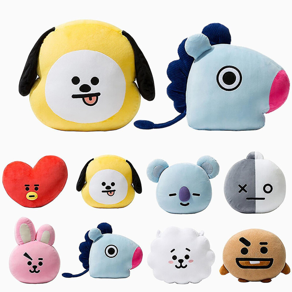 (COOKY) Soft Plush Toy Pillow Stuffed Dolls Cushion Cute Toys Kpop Bts Bt21 Tata Shooky Rj Suga Cooky Kids Children Gift