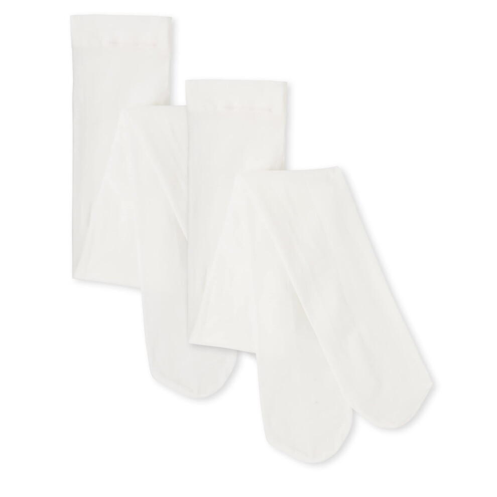 The Children's Place girls Tights  Pack of Two Hosiery  Cloud  8 10 US