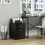 Vinsetto Vinsetto 2-Drawer Locking Office Filing Cabinet 5 Wheels Rolling Storage Brown 1