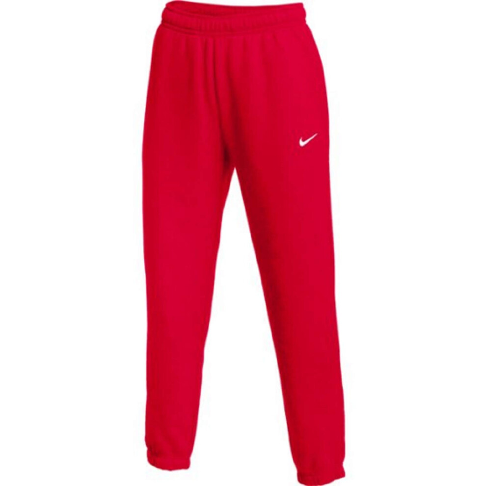 Nike Womens Club Fleece Jogger Sweatpants (Red  X-Large)