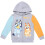 Bluey Sudadera con capucha gris Bluey Bingo para niños 6 3
