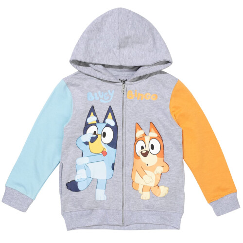 Bluey Sudadera con capucha gris Bluey Bingo para niños 6 2