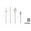(32pc set) Stainless Steel Cutlery Sets Forged Dishwash Safe 3