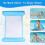 Multi-Use Floating Hammock, Inflatable Pool Float 4-in-1 Floating Reclining Float Hammock Water Hammock Multi-Use Foldable Floating Hammock Portable U 4