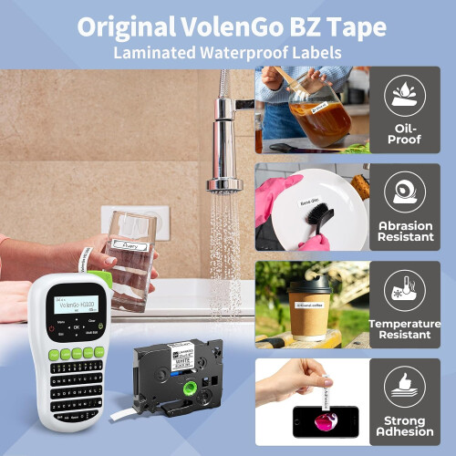 Label Maker, Portable Label Maker Machine with Tape 1