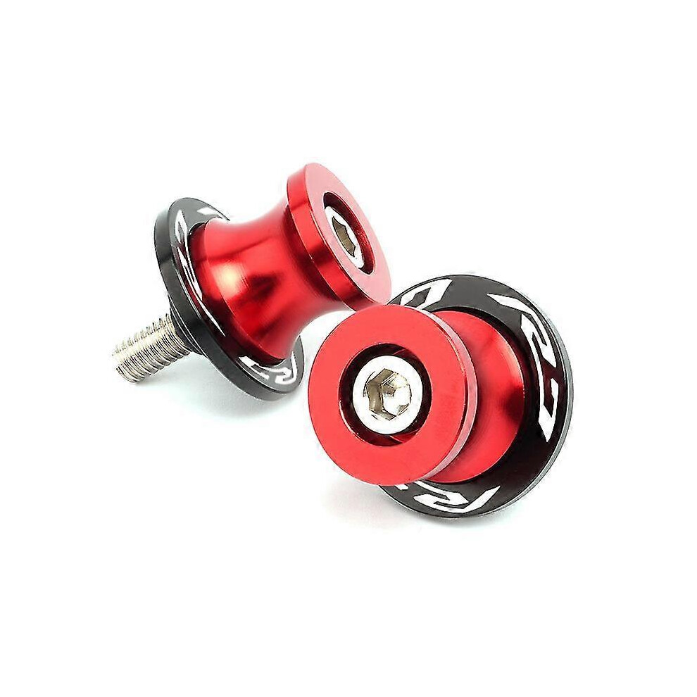 (Red) Motorcycle Cnc Aluminum Stand Swingarm Spools Slider Stand Screw Swingarm Accessories For Yamaha Yzf-R7 Yzf R7 Yzfr7 All Year Red 5014561751290