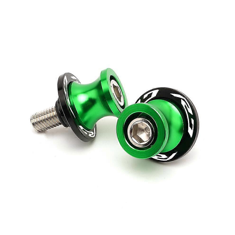 (Green) Motorcycle Cnc Aluminum Stand Swingarm Spools Slider Stand Screw Swingarm Accessories For Yamaha Yzf-R7 Yzf R7 Yzfr7 All Year Green 5014561751276