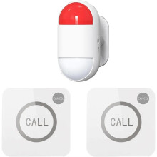 Remote Strobe Siren Alarm Kit, 120dB Loud Panic Alarm System