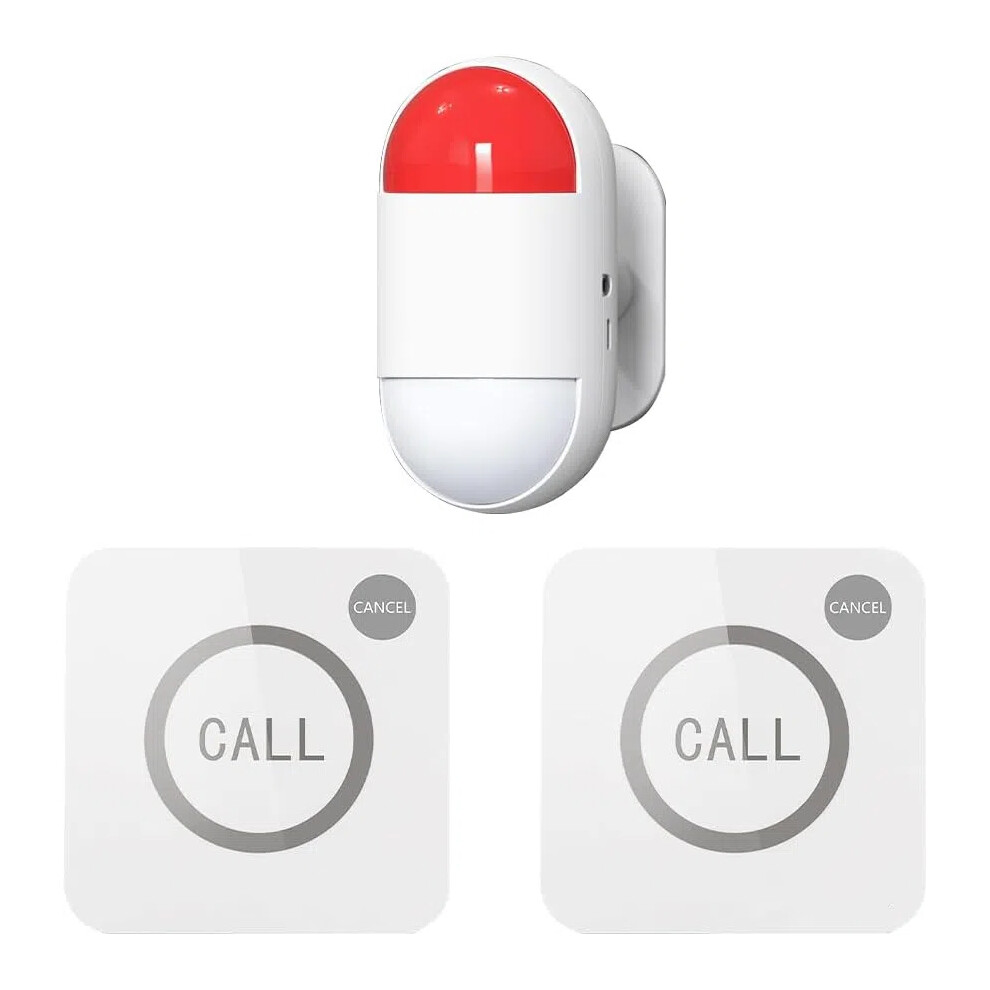 Remote Strobe Siren Alarm Kit, 120dB Loud Panic Alarm System