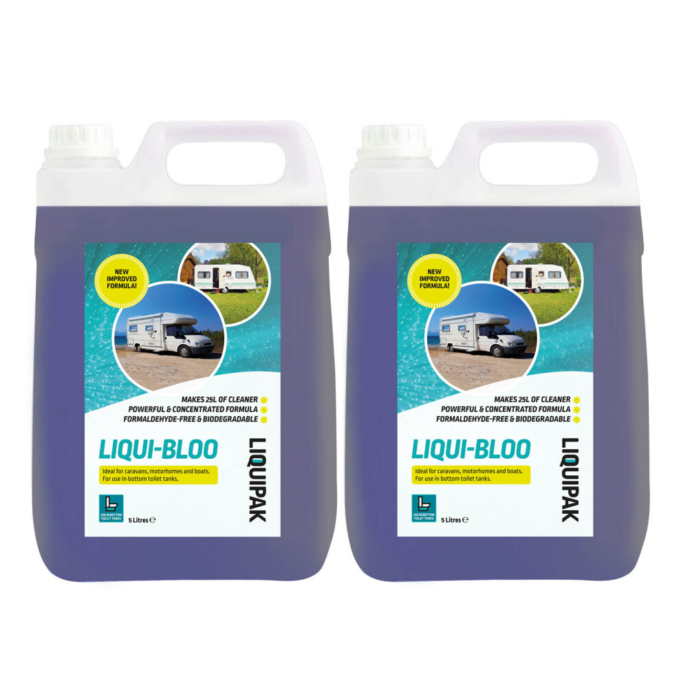 Liquipak (10L) Liqui-Bloo | Toilet Chemical Fluid Blue
