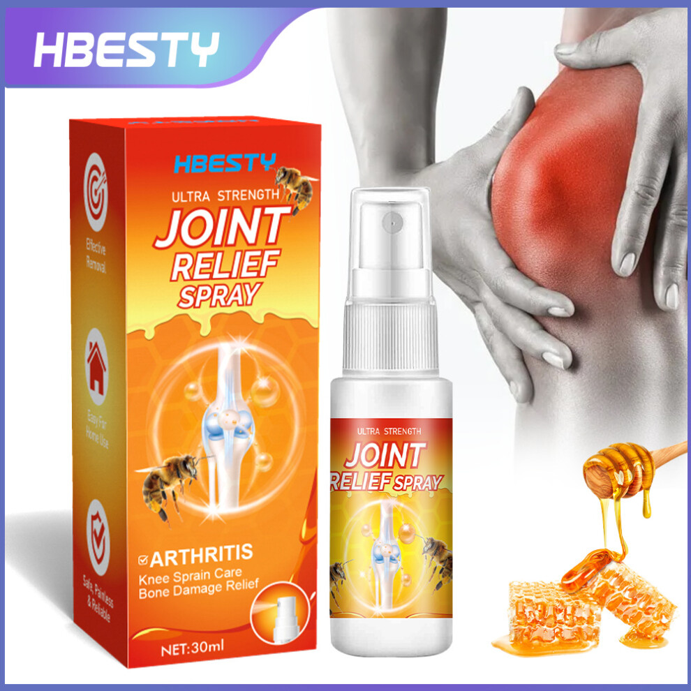 Mdsrjone Bee Venomous Knee Spray, External Massage And Soothing Spray For Knee Joints