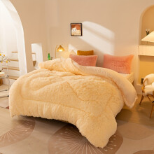 (Lemon Yellow) 1pc Contemporary Fantasy-Themed Ultra-Soft Faux Mink Plush Throw Blanket (200*230cm)