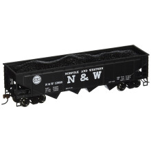 Bachmann Trains - 40 'Quad Hopper Car - Norfolk & Western #12988 - HO Scale