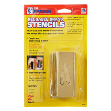 Stencil Set-bogstav 2 """" Messing 33 stk.