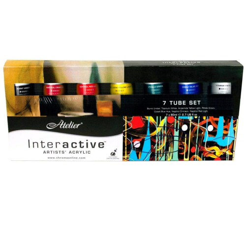 Chroma Atelier Interactive Ακρυλικά 80ml 7-Σωλήνες 2