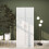 Homcom HOMCOM Wardrobe for Bedroom, Double Wardrobe with Hanging Rail, White 1