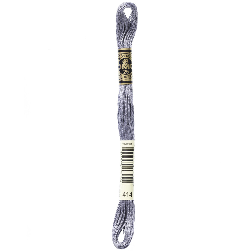 DMc 6-Strand Embroidery cotton Floss  Dark Steel grey
