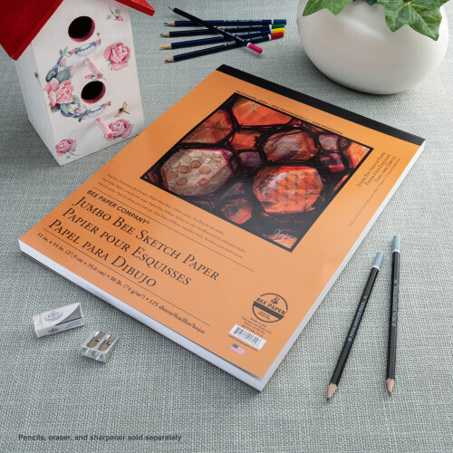 Bee Paper - Παχύ Σημειωματάριο Σχεδίασης 11"x 14", 125 Φύλλα 2