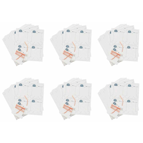 DMC DMC Cardboard Floss Bobbins  Includes 56 Bobbins Per Pack  Sold in 6 P