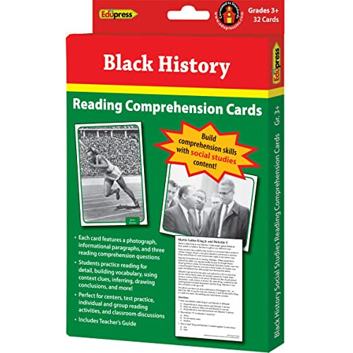 Edupress lsfrstelse Socialstudier kort Black History (EP63540) Medium 1